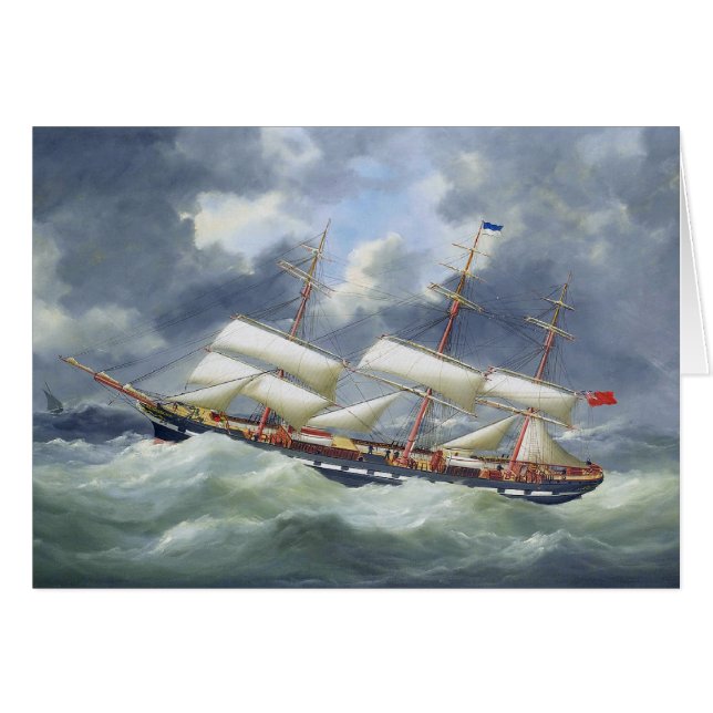 Frigate Atalanta 1885 (Devant horizontal)