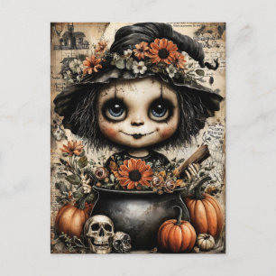 Fright & Delight Halloween Feiertagspostkarte