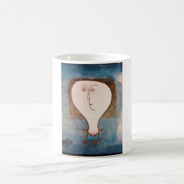 Fright eines Mädchens, Klee Kaffeetasse (Mittel)