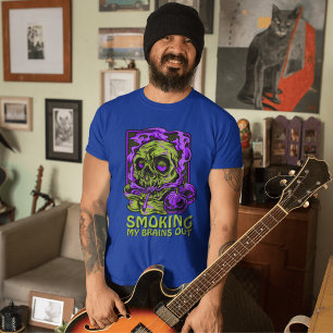 Fright Night Fashion Smoking Skull & Horror Legend T-Shirt