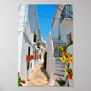 Frigiliana Andalucia Costa Del Sol Spanien Poster