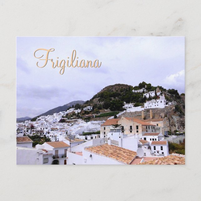Frigiliana - das weiße Dorf in Andalusien Postkarte (Vorderseite)