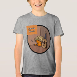 Frijole Frog Siesta Kid's T-Shirt Tri-Blend Shirt