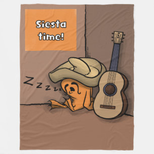 Frijole-Frosch-Siesta-Großdecke Fleecedecke