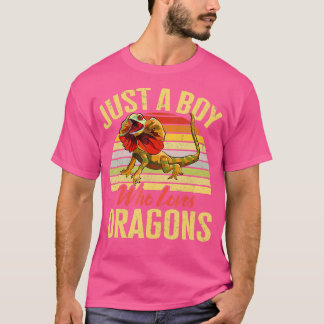 Frilled Lizard nur ein Junge, der Lieben Dragons H T-Shirt