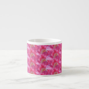 Frilles pink Tulips - Modernes Blumendesign Espressotasse