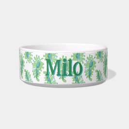 Frilly Frond in Green and Aqua Napf