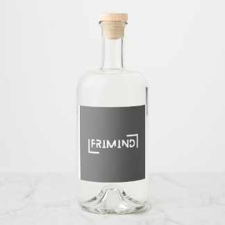FRIMIND ALKOHOLFLASCHENETIKETT