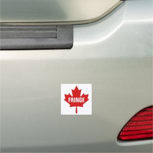FRINGE Canadian Maple Leaf Canada Protest Convoy Auto Magnet