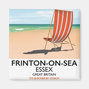 Frinton-on-Sea, Essex, Strandposter. Magnet