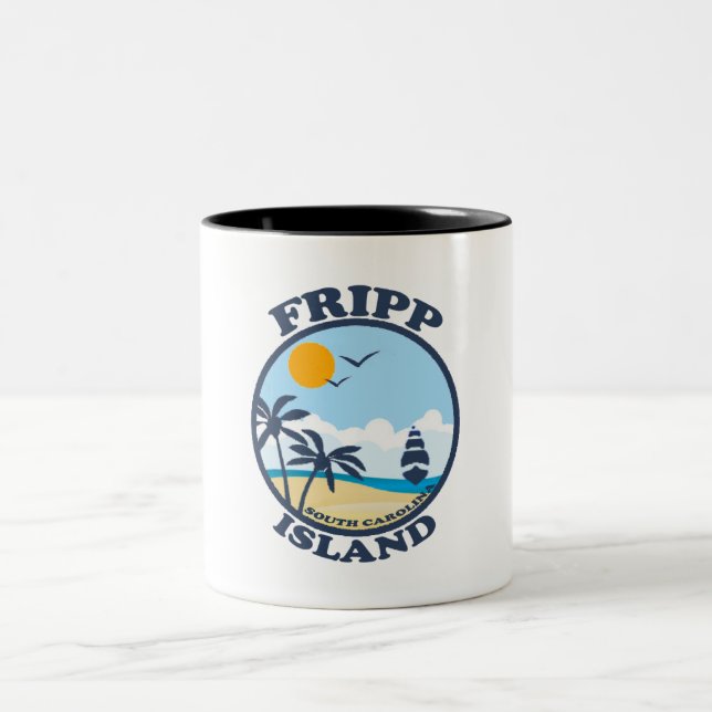 Fripp Insel Zweifarbige Tasse (Mittel)