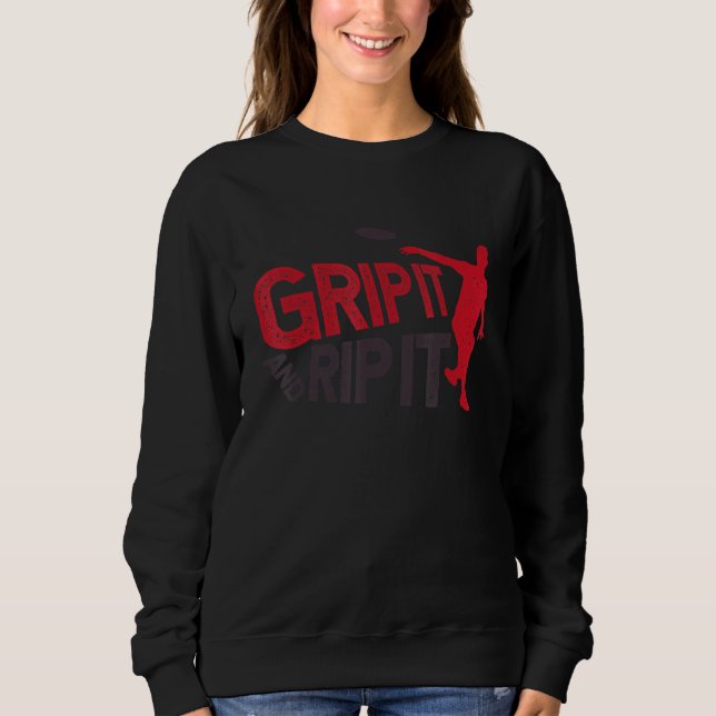 Frisbee Disk Golf für Disk Golfer Sweatshirt (Vorderseite)