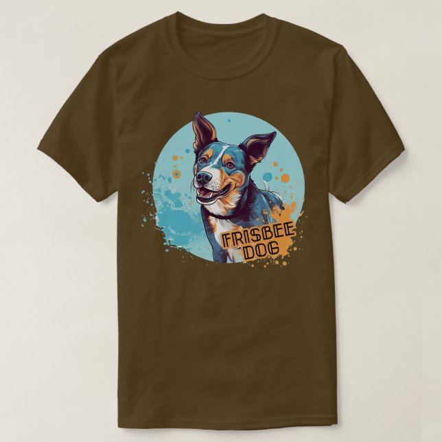 Frisbee Dog 1 T-Shirt (Design vorne)