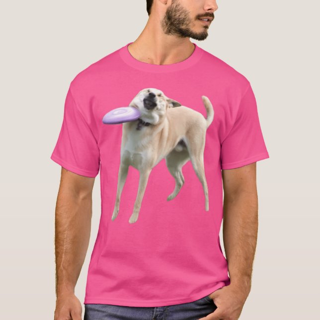 Frisbee Dog T-Shirt (Vorderseite)