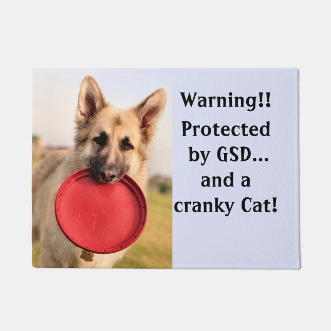 Frisbee Fußmatte (Vorderseite)