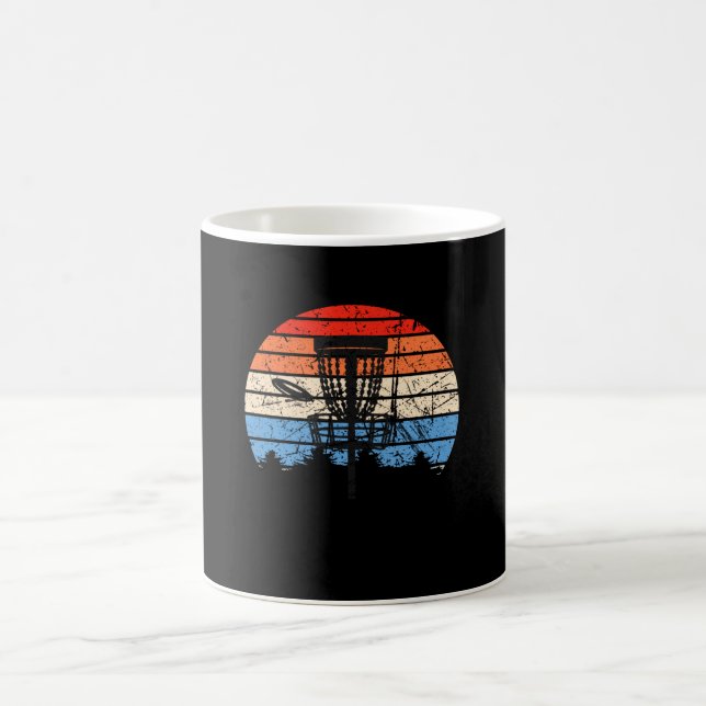 Frisbee Golf Disc Golf Retro Kaffeetasse (Mittel)