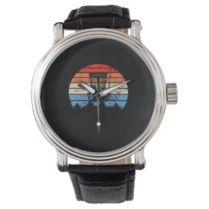 Frisbee Golf Disk Golf Retro Armbanduhr