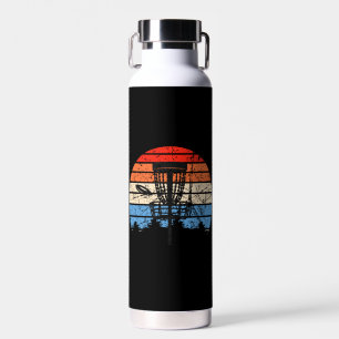 Frisbee Golf Disk Golf Retro Trinkflasche