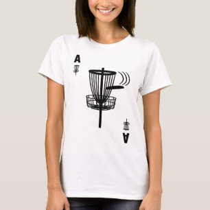 Frisbee Golf Hole in One Ace Card Funny Disc Golf T-Shirt