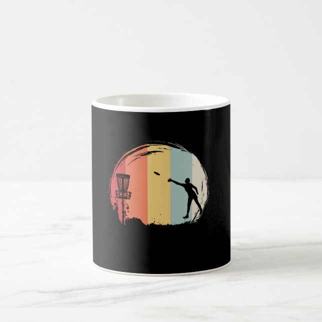 Frisbee Golf Retro Kaffeetasse (Mittel)