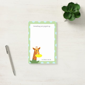 Frisbee Jungle Giraffe Personalisiert Post-it Klebezettel