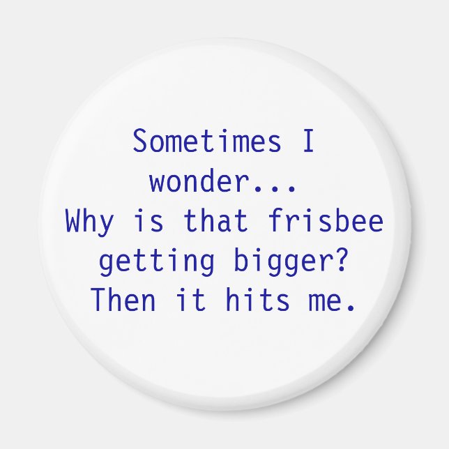 Frisbee Magnet (Vorne)
