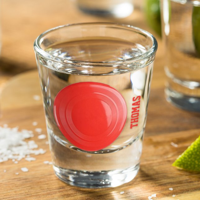 Frisbee Personalisiert Shot Glass Schnapsglas (Von Creator hochgeladen)