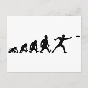 frisbee postkarte