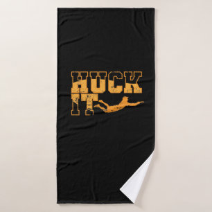 Frisbee Sport Huck It Badehandtuch