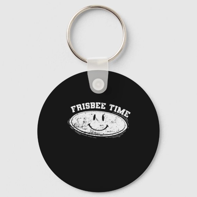 Frisbee Time Wurfscheibe Schlüsselanhänger (Vorderseite)
