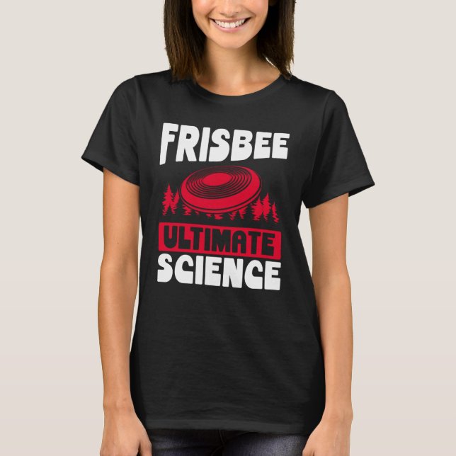 Frisbee Ultimate Science Ultimate Frisbee T-Shirt (Vorderseite)