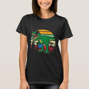 Frisbees Dino Süßer T Rex Dinosaurier Kinder Junge T-Shirt
