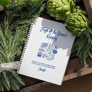 Frisch auf dem Markt: Rezeptsammlung für Brautjung Notizbuch