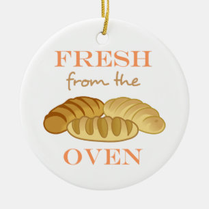 Frisch aus dem Oven Keramik Ornament