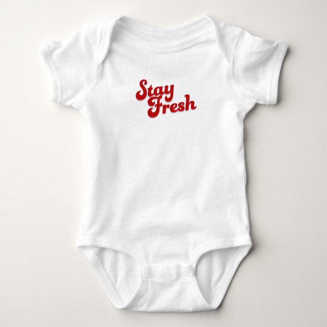 frisch bleiben baby strampler (Vorderseite)