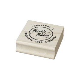 Frisch gebackenes Personalisiertes Etikett Briefma Gummistempel
