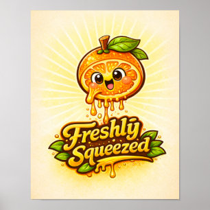 Frisch Gepresst - Fruchtig Gefühlvoll - Foodie-Fre Poster