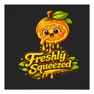 Frisch Gepresst - Fruchtig Gefühlvoll - Foodie-Fre Poster