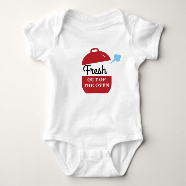 Frisch heraus der Ofen-Baby-Bodysuit Baby Strampler (Vorderseite)