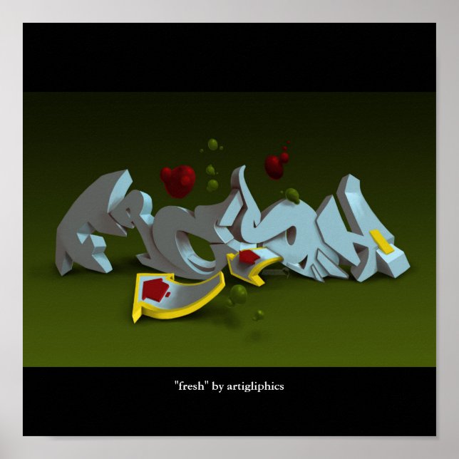 "FRISCH" POSTER (Vorne)