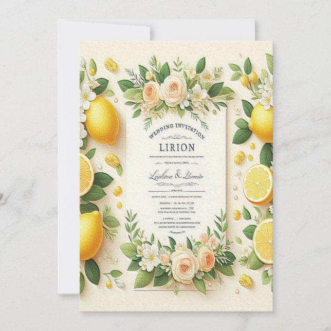 frisch und blumig einladung (Vorderseite)