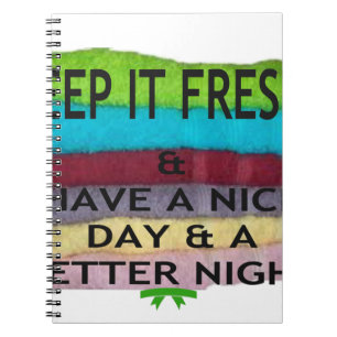 Frisch und sauber: Farbenbruch für einen Neubeginn Notizblock