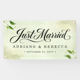 Frisch Vermählt Auto Banner