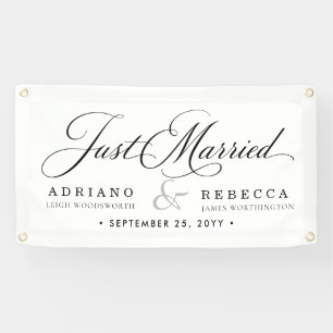 Frisch Vermählt Auto Banner