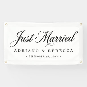 Frisch Vermählt Auto Banner