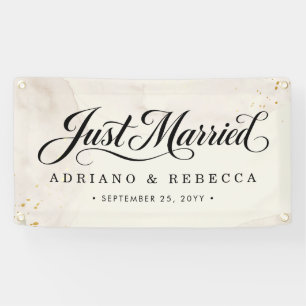 Frisch Vermählt Auto Banner