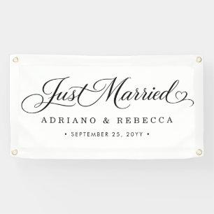 Frisch Vermählt Auto Banner