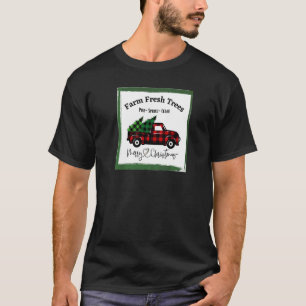 Frisch vom Bauernhof Bäume Kiefern Fichten Zedern  T-Shirt