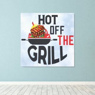 Frisch vom Grill Leinwanddruck