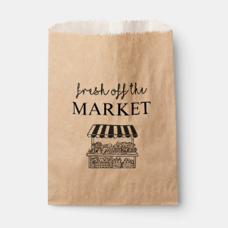 Frisch vom Markt Brautdusche Gastgeschenktüten Geschenktütchen